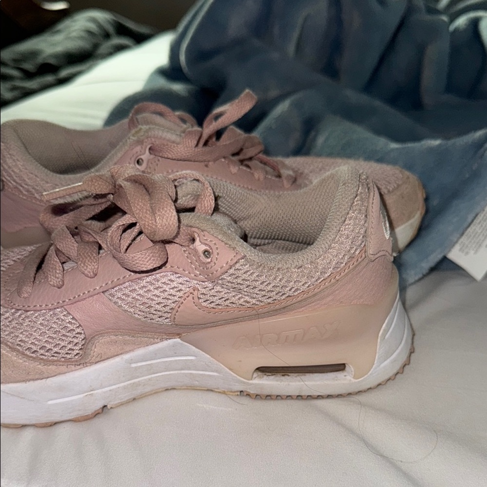 Nike Pink Air Max Sneakers with Mesh Upper